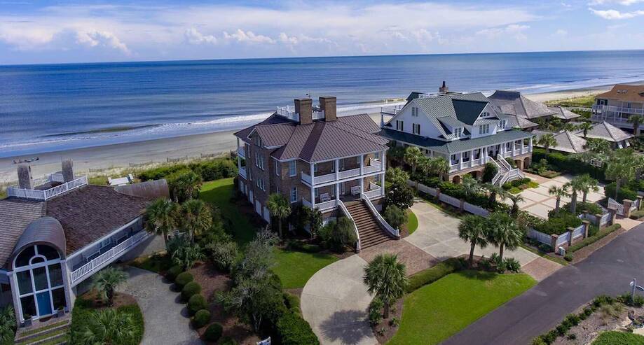 Grand Oceanfront Home with Elevator to R...